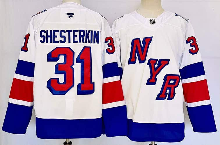 New York Rangers Igor Shesterkin #31 Stitched White Jersey Hockey Jersey Size 54