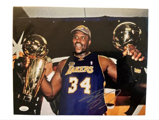 Shaquille O'Neal Autographed Signed Lakers 11x14 Photo NBA Finals MVP JSA COA