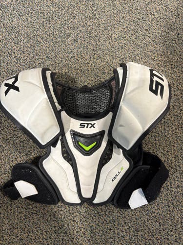 Small Youth STX Cell IV Shoulder Pads (Used)