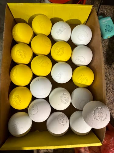 21 Assorted Lacrosse Balls( used and new)