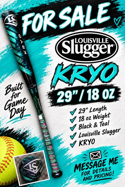 2025 Louisville Slugger Kryo Composite Bat (-11) 18 oz 29" (Used)