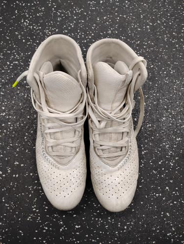 Used Under Armour LAX Cleats Youth White 6 11849-S000045337