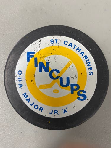 St Catharines Fincups puck