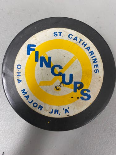 St Catharines Fincups puck