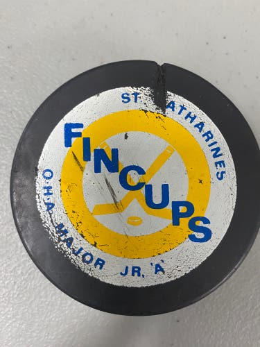 St Catharines Fincups puck