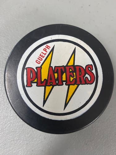 Guelph Platers puck