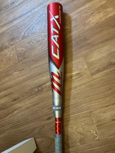 2023 Marucci CAT X Composite BBCOR Certified Bat (-3) 28 oz 31" (Used)