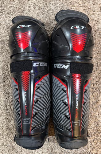 Senior CCM QuickLite 14" Shin Pads (Used)