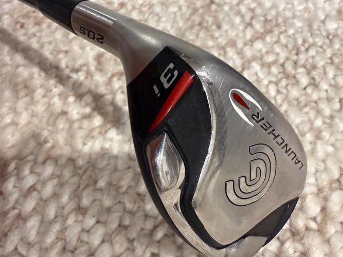 Men's Cleveland Launcher Left Hand Hybrid Stiff Flex 3H Graphite Shaft (Used) 20.5