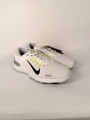 Nike Free Golf Shoes NN Next Nature White Platinum Grey Size 10.5 FQ7875-101