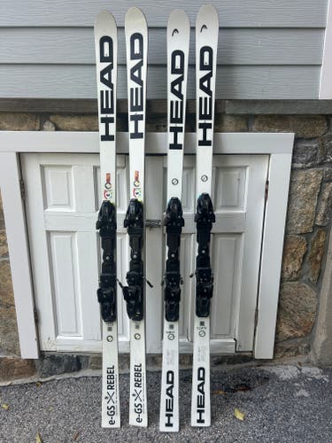 Unisex 2023 HEAD 181 cm Racing WC Rebels e-GS Skis With Bindings (Used)