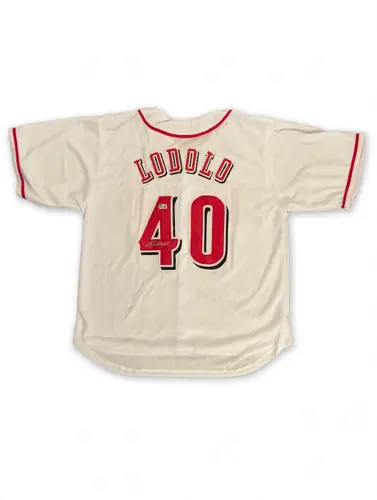 Nick Lodolo Autographed Signed Reds Jersey #40 XL MLB Beckett Witnessed COA