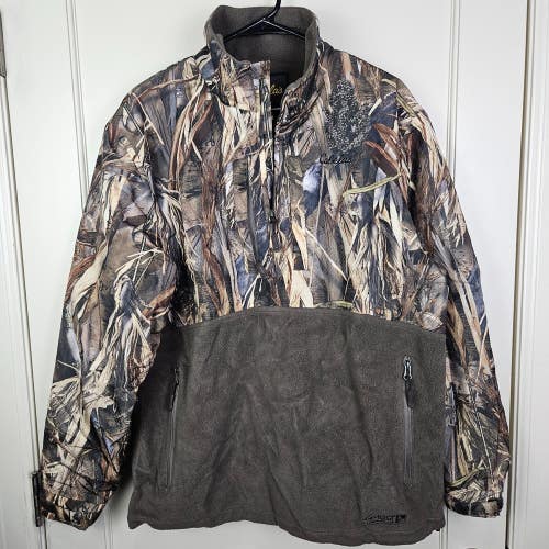 Cabelas Dry Plus 4most Truetimber Camo Hunting Jacket Coat 1/2 Zip Pullover M