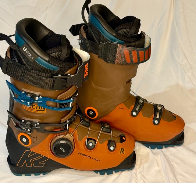 K2 Recon 130 BOA Ski Boots 26/26.5 – GripWalk – Good Used Condition