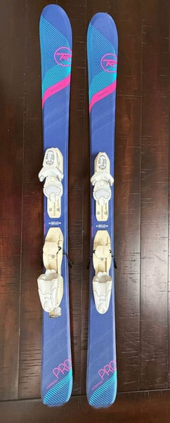 Rossignol Experience 128 cm Powder Skis With Bindings (Used)