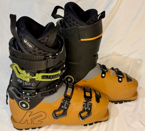 K2 BFC 130 Ski Boots 27.5 – GripWalk – Good Used Condition