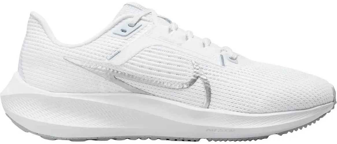 Size 7 - Nike Pegasus 40 White Metallic Silver (Women's) DV3854-101