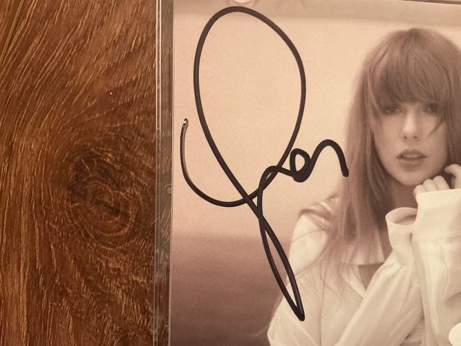 Taylor Swift Autographed Signed TTPD CD Insert Album JSA COA CB61842
