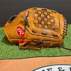 1999 Rawlings Rbg36 RH Outfield Baseball Glove 12.5" (Used)