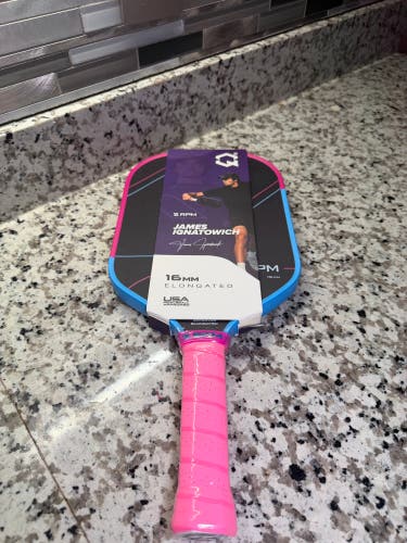 RPM Pickleball Q2 16mm Elongated Pickleball Paddle Cotton Candy Limited Edition