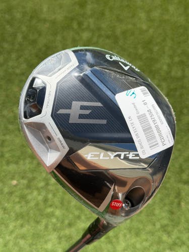 2025 Callaway Elyte Right Handed Driver Stiff Flex 9 Loft Graphite Shaft 45.75" (New)