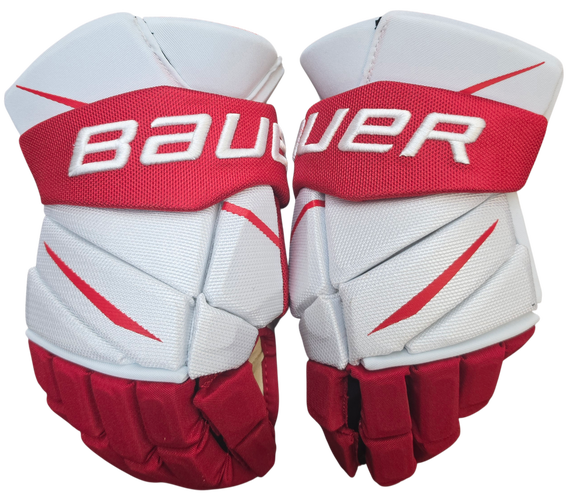 Bauer Vapor 2X Pro Custom Hockey Gloves 15" White NCAA BU New (16117)