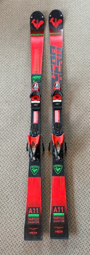Rossignol Hero Athlete SL Pro 149 Racing Skis With Bindings (Used)