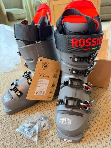*NEW* Size 23.5 Rossignol Hero World Cup 110 SC Racing Ski Boots