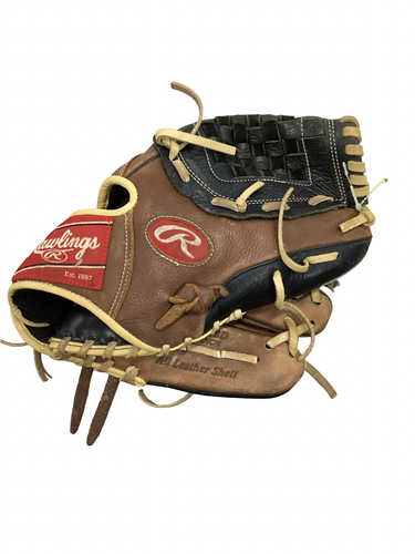 Used Rawlings PREMIUM SERIES BB/SB Glove RH Throw Brown 12" 11613-S000191894