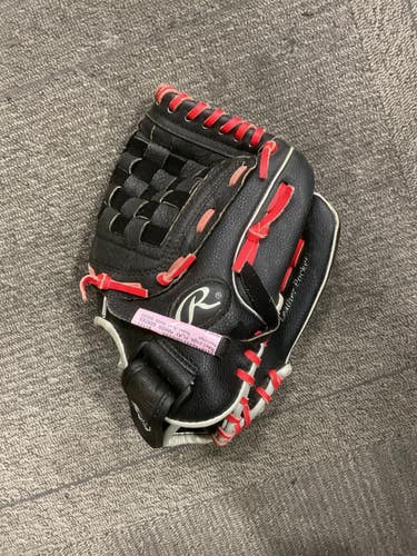 Used Rawlings PLAY MAKER SERIES BB/SB Glove RH Throw Black 11" 11614-S000246097