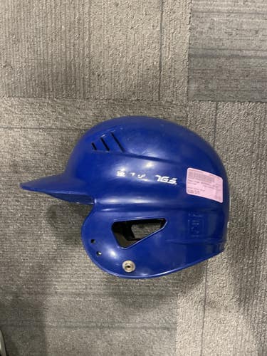 Used Rawlings BASEBALL HELMET Batting Helmet No Mask Royal Blue S/M 11614-S000246093