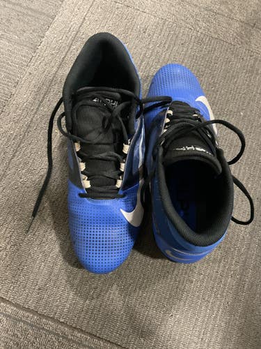 Used Nike ALPHA FB CLEATS Adult FB Cleats Navy Blue Senior 9.5 11614-S000246153