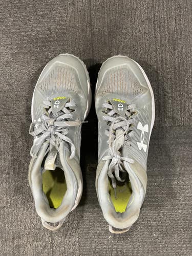 Used Under Armour CHARGED TURF CLEATS BB/SB Cleats Grey Senior 8 11614-S000246126