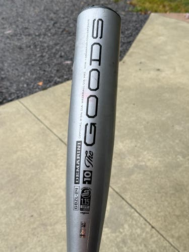 2024 DeMarini The Goods One Piece Alloy USSSA Certified Bat (-10) 21 oz 31" (Used)