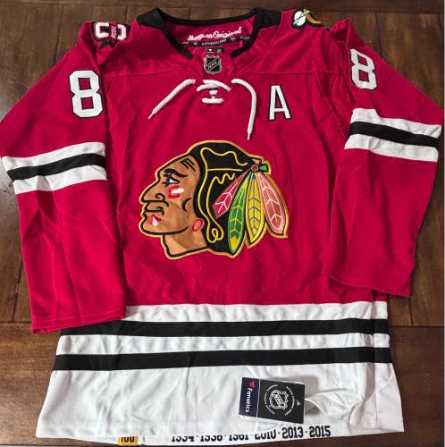 Chicago Blackhawks Patrick Kane Hockey Jersey Stitched Adult Medium (50) NWT