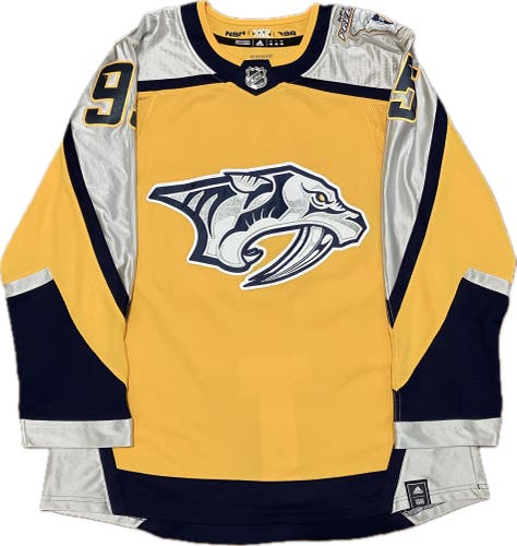 Nashville Predators Matt Duchene Reverse Retro 1.0 Adidas NHL Hockey Jersey Size 46