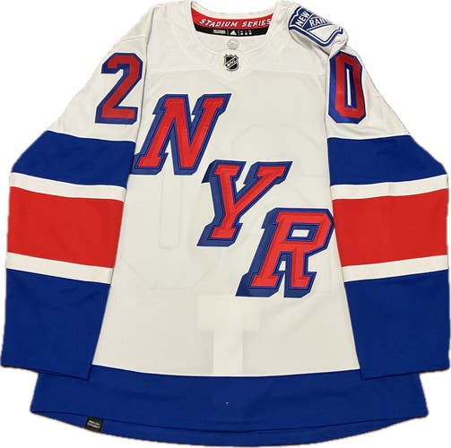 New York Rangers Chris Kreider 2024 Stadium Series Adidas NHL Hockey Jersey Size 52