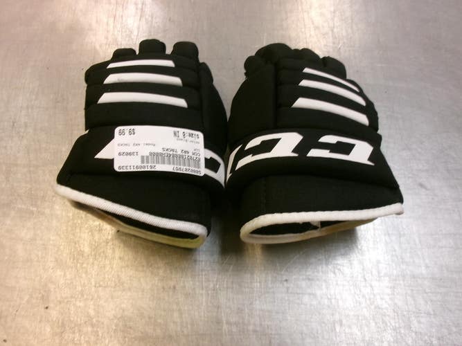 Used CCM 4R2 TACKS Youth Gloves Black 8" 11339-S000207957