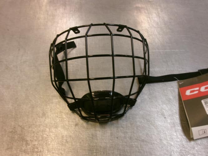 Used CCM Hockey Wire Mask Black SM 11339-S000208060