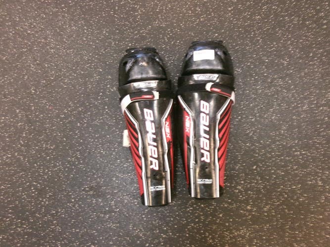 Used Bauer NSX Senior Shin Guards Black 16" 11339-S000207987