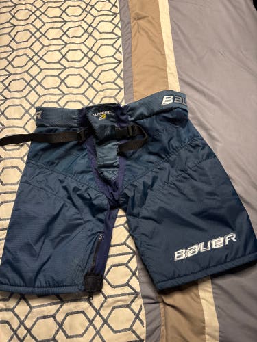 Blue Large Bauer Supreme 2S Pro Pant Shell Pro Stock (Used)