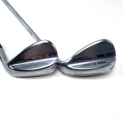 Titleist Vokey SM10 Tour Chrome Wedge Set 54* 8 | 58* 8 KBS 610 Wedge 120g RH