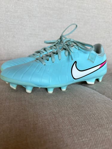 Nike Tiempo Legend 10 Academy MG Soccer Cleats – Men’s Size 7 – Blue (Used)