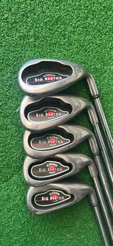 Men's Callaway Big Bertha Right Handed Iron Set Uniflex (Used)