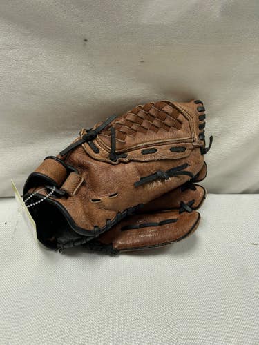 Used Mizuno POWER CLOSE BB/SB Glove RH Throw Brown 11 1/2" 11490-S000278623