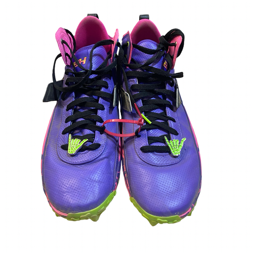 Used Under Armour BH BB/SB Cleats Purple Youth 13.0 11706-S000389521