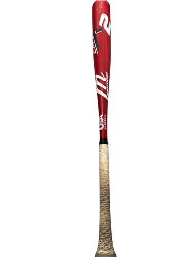 Used Marucci CAT X2 BB/SB USA 2 5/8 Bat Red And White 31" 11835-S000212688