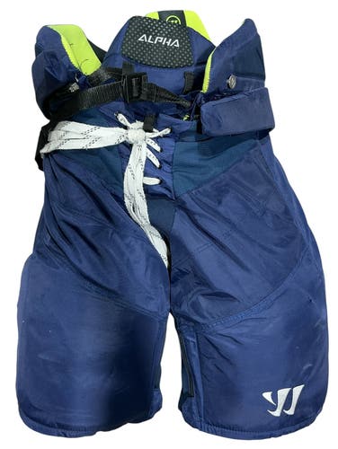 Warrior Alpha Atlanta Gladiators Pro Stock Hockey Pants Medium Navy (Used) 4310