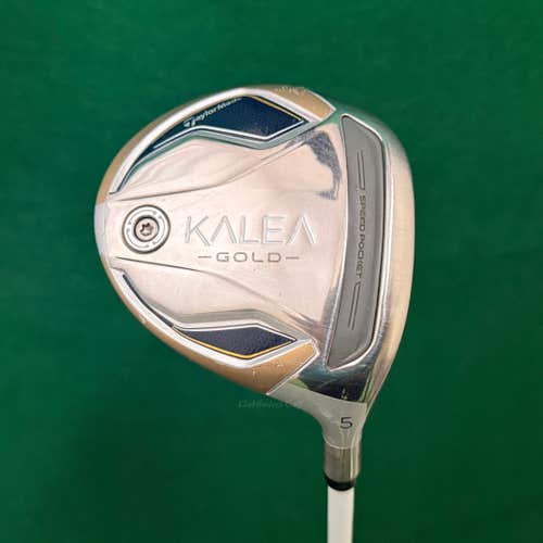 Lady TaylorMade Kalea Gold Fairway 5 Wood Fujikura Air Speeder 40-L Ladies