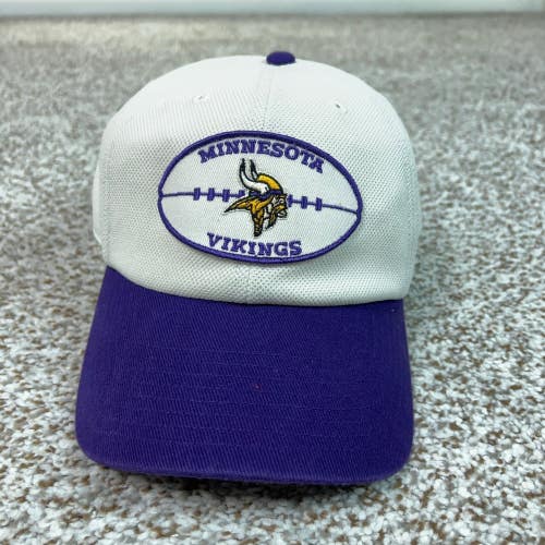 Minnesota Vikings Hat Mens One Size White Purple 47 Strap Back Dad Football NFL
